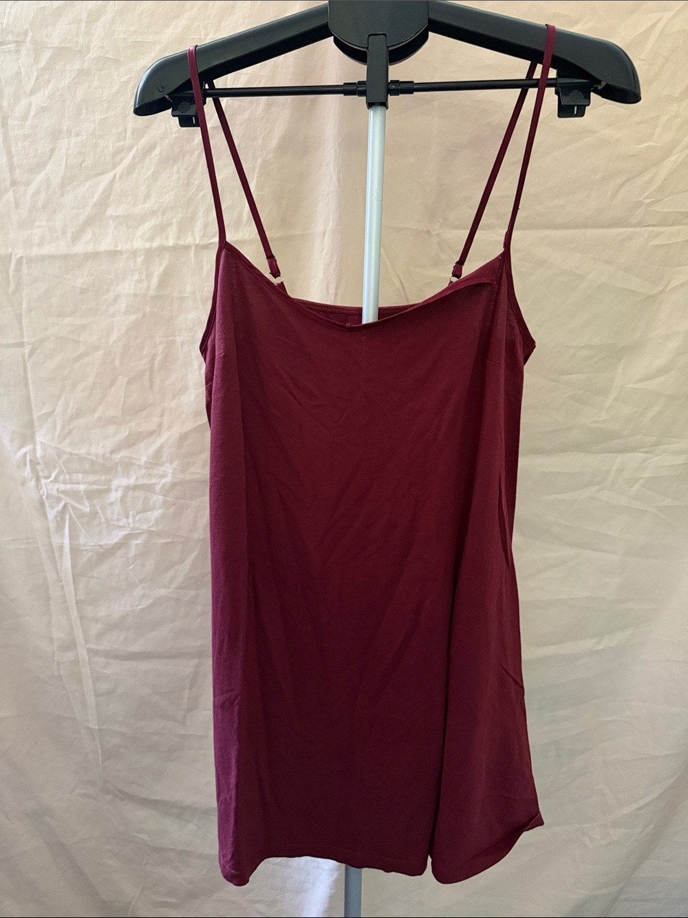 Lord & Taylor Wine Burgundy Spaghetti-Strap Sleep Cami